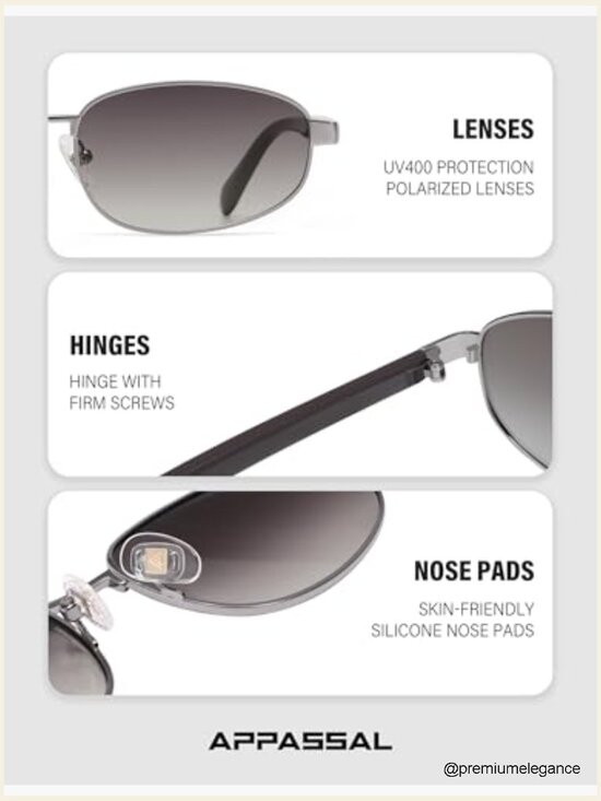 Retro Polarized Oval Rectangle Sunglasses Y2K Hexagon Sunnies UV400